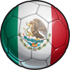 Mexico Soccer Ball Sticker