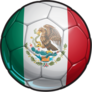 Mexico Soccer Ball Sticker