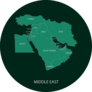 Middle East Map Sticker