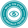 Mild On Eyes Clinically Tested Circle Sticker