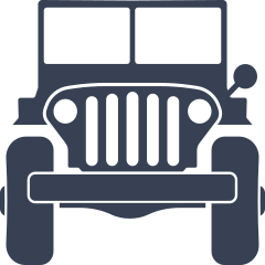 Military Jeep Sticker