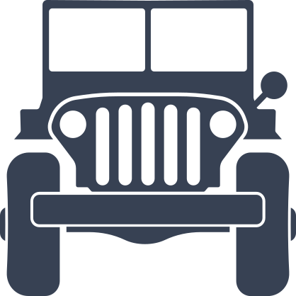 Military Jeep Sticker