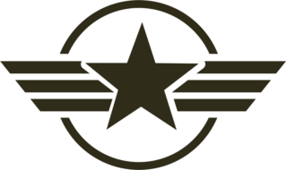Military Star Emblem Sticker