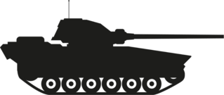 Military Tank Sticker