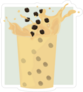 Milk Splash Boba Sticker
