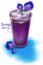 Milk Tea And Fruity Tea Sticker