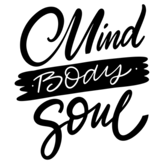 Mind Body Soul Motivational Lettering Sticker
