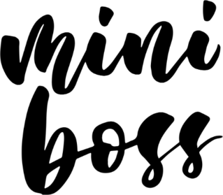 Mini Boss Baby Sticker