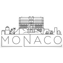 Minimal Monaco Sticker