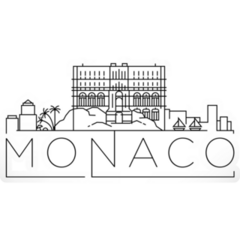 Minimal Monaco Sticker