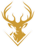 Minimalist Deer Logo Sticker