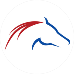 Minimalist Horse Logo Sticker