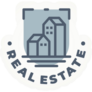 Minimalist Real Estate Shield Sticker