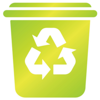 Minimalist Recycle Logo Sticker