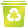 Minimalist Recycle Logo Sticker