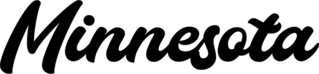 Minnesota Calligraphy Sticker