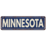 Minnesota  Metal Sign Sticker
