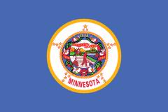 Minnesota Mn State Flag Sticker