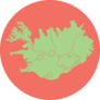 Mint Coral Iceland Sticker
