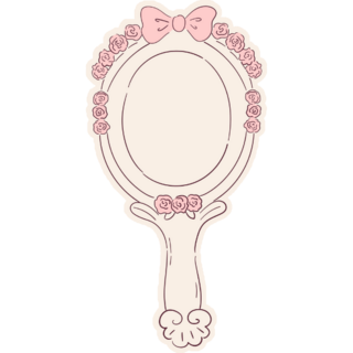 Mirror Coquette Sticker