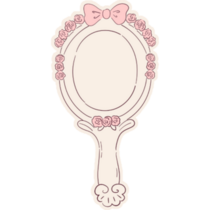 Mirror Coquette Sticker