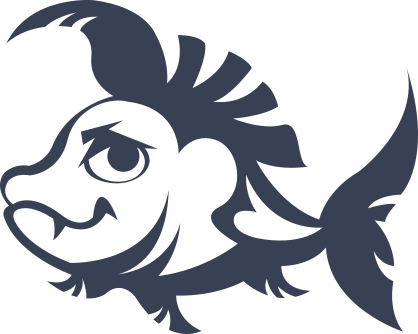 Mischievious Fish Sticker