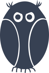 Mischievous Owl Sticker