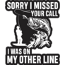 Missed Call Fishing Sticker