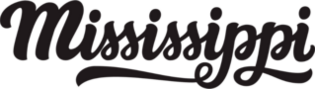 Mississippi Calligraphy Sticker