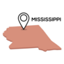 Mississippi City 3d Map Location Sticker