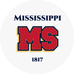 Mississippi Inscription And Founded 1817.Sticker