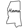 Mississippi Is Home Sticker