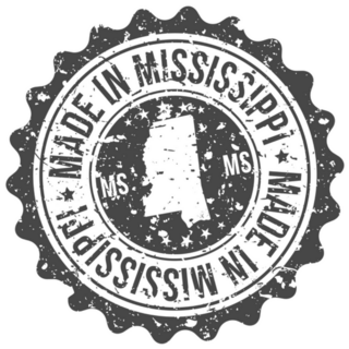 Mississippi Made In Map Travel Stamp Tourism Sticker