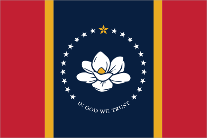 Mississippi Ms State Flag Sticker