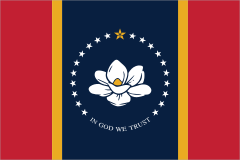 Mississippi Ms State Flag Sticker