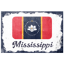 Mississippi State  Road Tin Sign Sticker