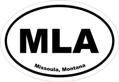Missoula, Montana Oval Stickers