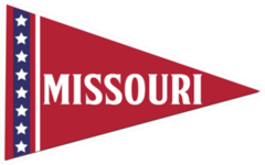 Missouri Pennant Sticker