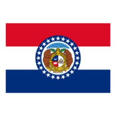 Missouri State Flag Sticker