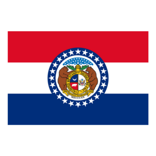 Missouri State Flag Sticker