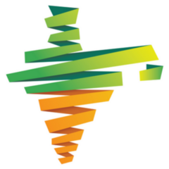 Modern Abstract India Map Sticker