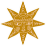 Modern Bohemian Style Sun Sticker