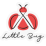 Modern Little Bug Ladybug Sticker