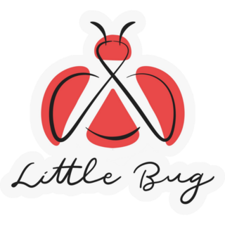 Modern Little Bug Ladybug Sticker