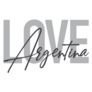Modern Love Argentina Typographic Sticker
