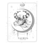 Modern Magic Witchcraft Taurus Zodiac Sticker