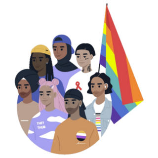 Modern Millennials Rainbow Flag Pride Sticker