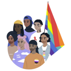 Modern Millennials Rainbow Flag Pride Sticker