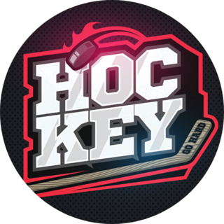 Modern Professional Hockey Lettering Sticker