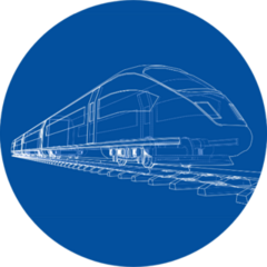 Modern Speed Train Concept Sticker